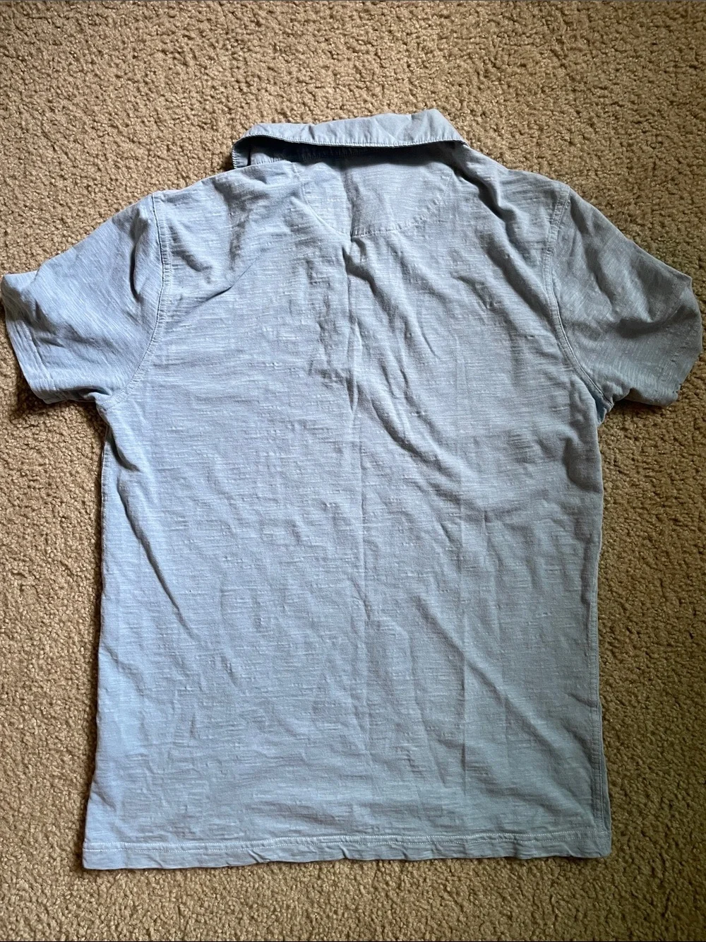 Banana Republic Light Blue Men's Polo Shirt